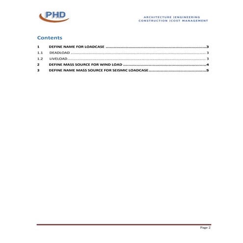KHAI BÁO DEFINE MASS SOURCE TRONG ETABS NHƯ THẾ NÀO?