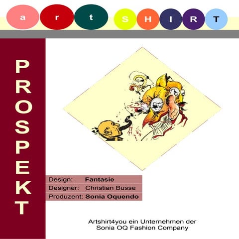 Artshirt Prospekt Design Fantasie von Christian Busse & Sonia Oquendo