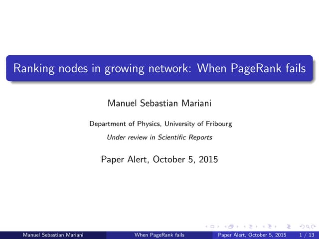 001 20151005 ranking_nodesingrowingnetwork