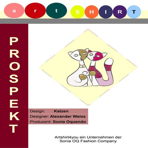 Artshirt Prospekt Design Katzen von Alexander Weiss & Sonia Oquendo
