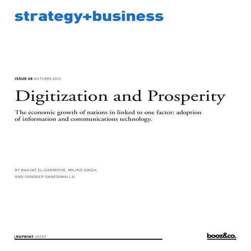 Digitization and Prosperity | PDF