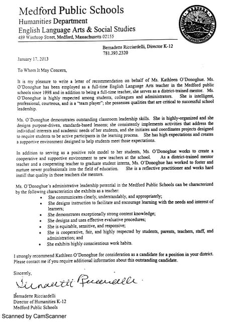 Brown letter of rec | PDF