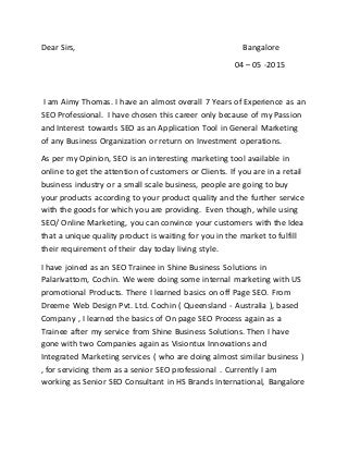 assistant actuarial analyst cover letter