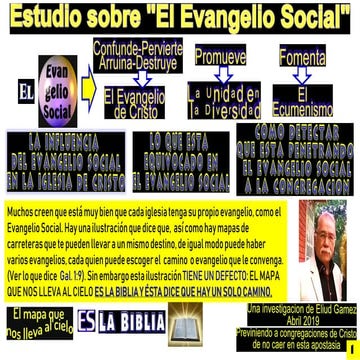 Donde nace el EVANGELISMO SOCIAL 