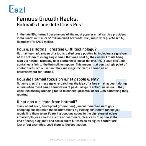 001 famous growth hack hotmails love note cross post