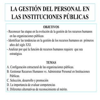 La gestión de las personas en las i...