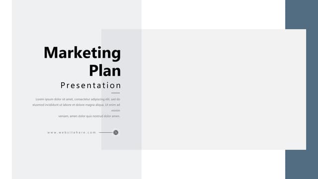 Marketing Plan Presentation Template