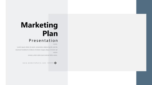 Marketing Plan Presentation Template