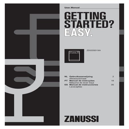 Lavavajillas ZANUSSI ZDI22001XA