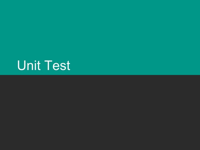 UnitTest