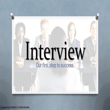 Interview Techniques and Question Answers