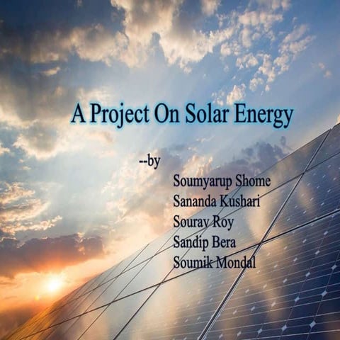 Solar Equipments