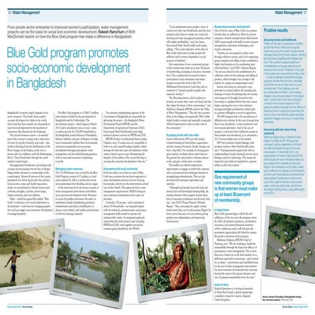 The Blue Gold Program | PDF
