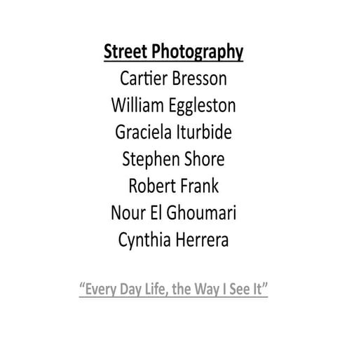 003 early street documentary 1