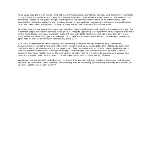 Recommendation_Rhoda Mack