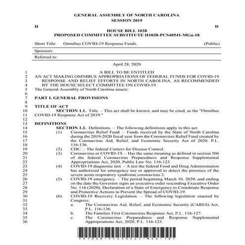 House COVID-19 spending bill