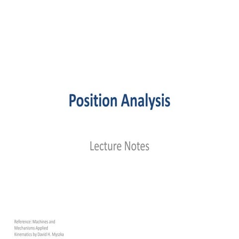 003 position analysis