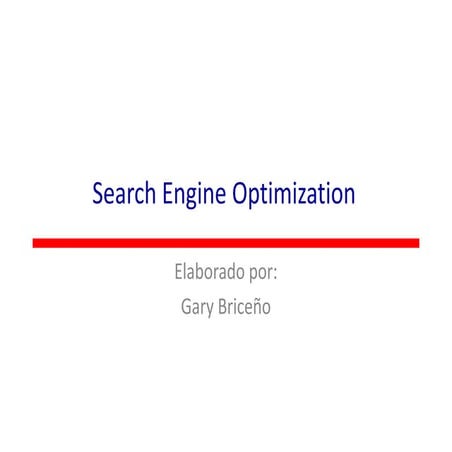 CAP 3: SEO - Keywords Research