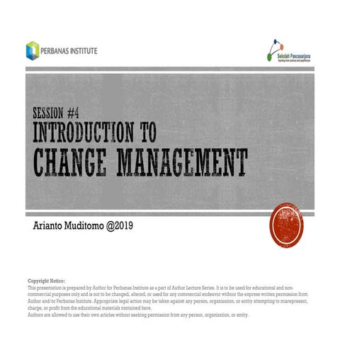 [HR601] 004. Introduction to Change Management