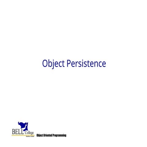 004.02-Paterson-Object-Persistence-December-2004.ppt