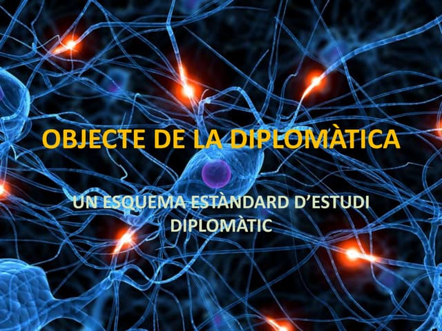 Quin és l'objecte de la Diplomàtica?