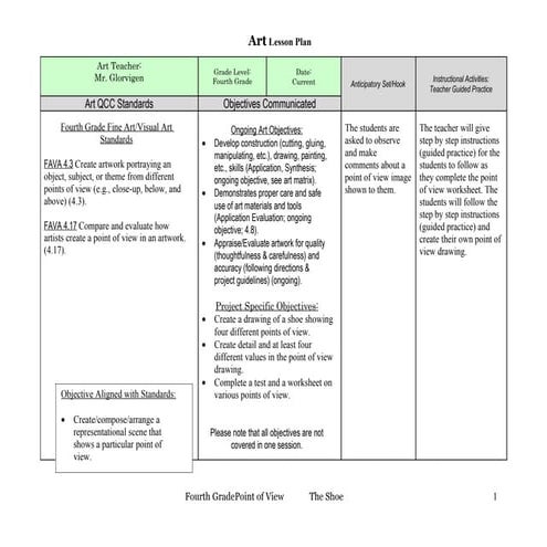 004 Point Of View Shoe