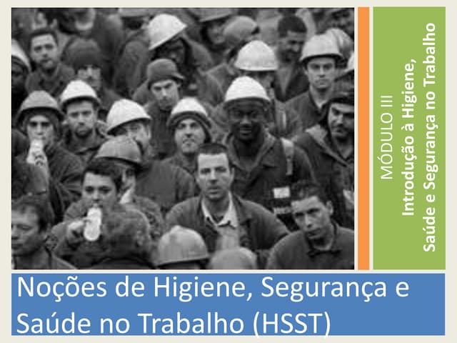 Noções de higiene, saúde e seguranç...