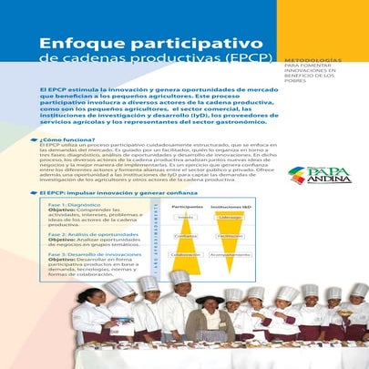 Enfoque participativo de cadenas productivas (EPCP)