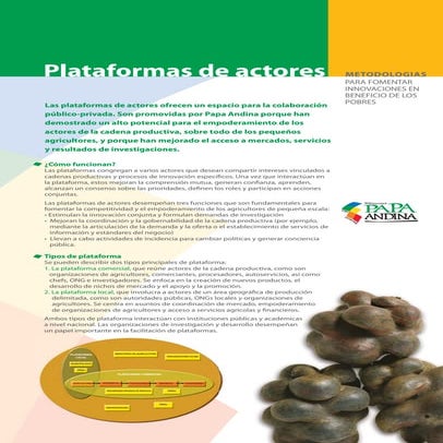 Plataforma de actores