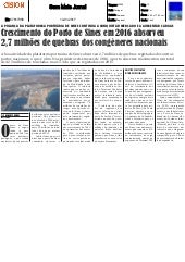 Crescimento do Porto de Sines em 20...