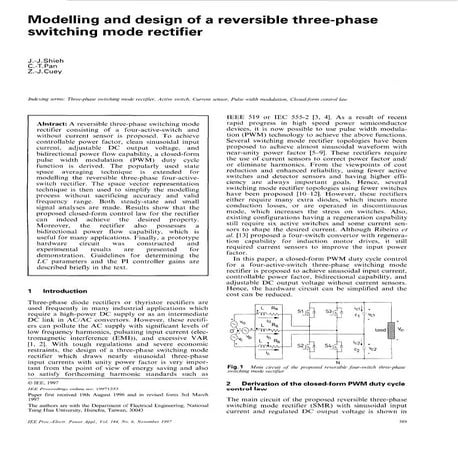 modeling of three phase rectifier