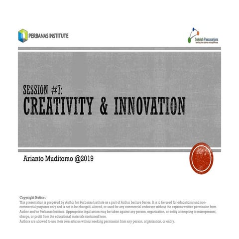 [HR601] 007. Creativity & Innovation