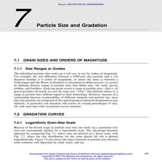 DETERMINATION OF AVERAGE GRAIN SIZE AND DISTRIBUTION OF MOULDING SAND | PDF
