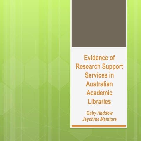 UQ Research Identifiers | PPTX