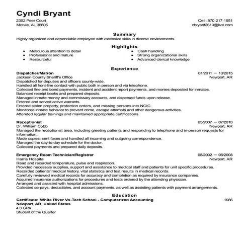 Lauren's Resume | DOCX