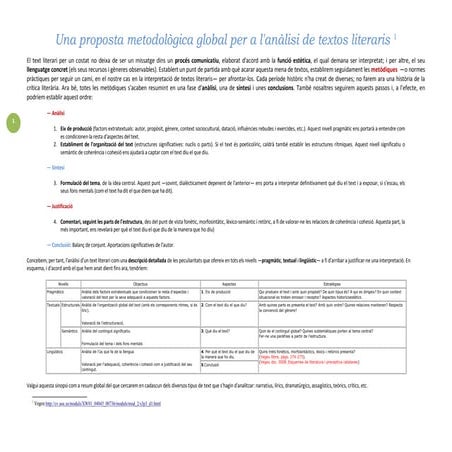 007 una proposta metodològica d'anàlisi literària