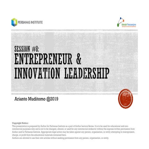 [HR601] 008. Enterpreneurship & Innovative Leadership