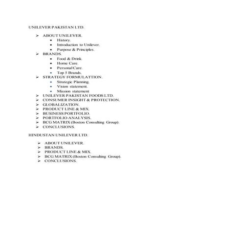 UNILEVER PAKISTAN LTD