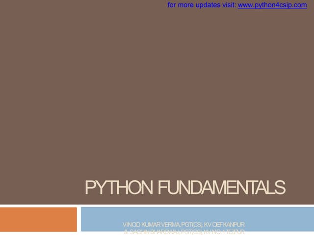 008 FNDAMENTALS OF PYTHON FOR CLASS 11 cs-converted.pptx
