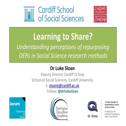 Learning to share: understanding perceptions of repurposing OERs in social sc...