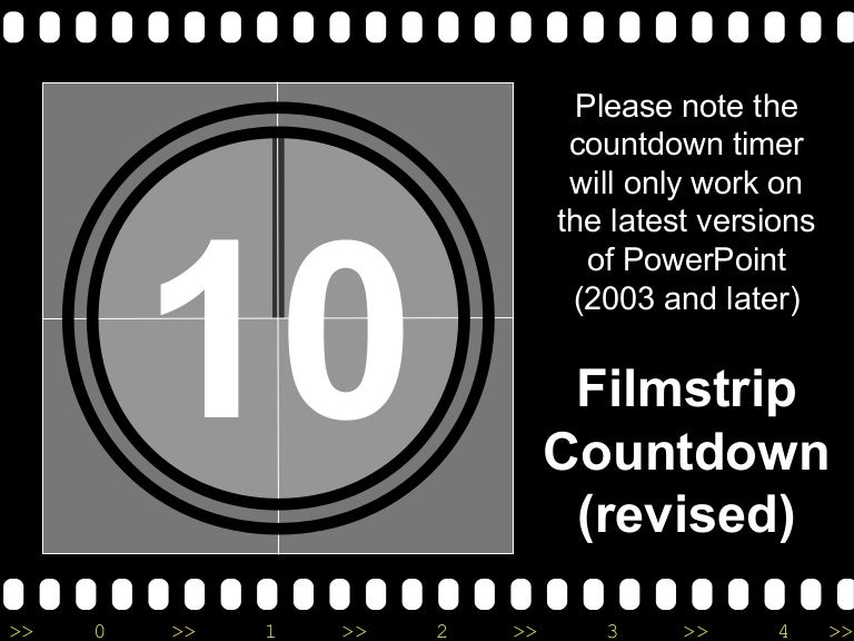 countdown ppt template