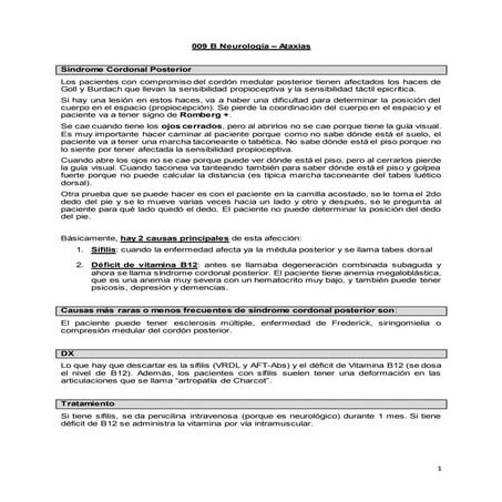 009 b neurología síndrome cerebeloso y ataxia