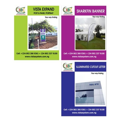 VISTA & SH&C ADVERT ARWORK