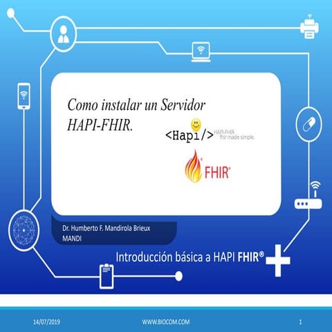 Como instalar un Servidor HAPI-FHIR.