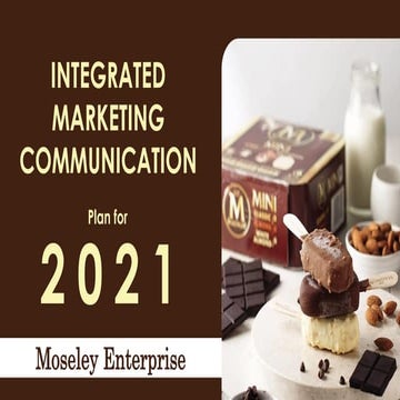 Simulation Plan for Magnum Mini - Integrated Marketing Communication Planning...