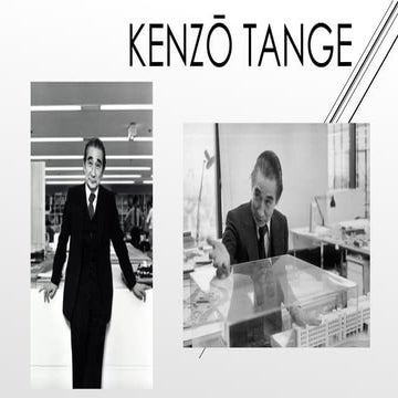 Kenzo Tange - Architecture