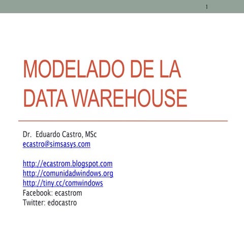Modelado de Data Warehouse