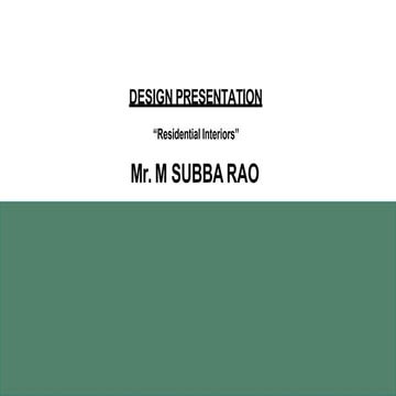 3D Presentation of Mr Subba Rao, interior 3d works.pptx