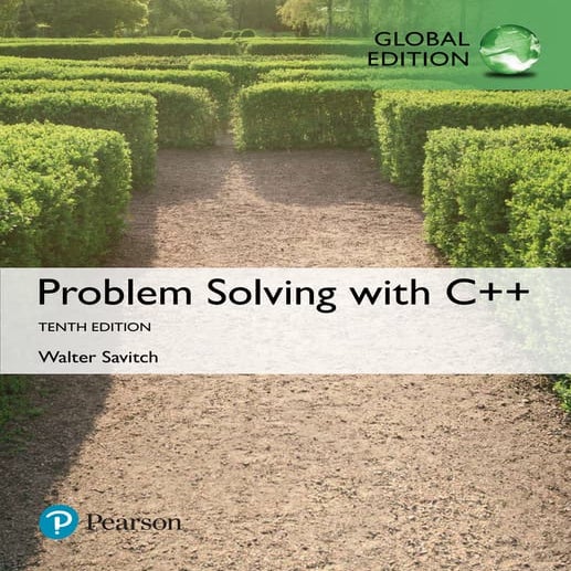 00 problem solving with c 10th edition walter savitch pdf