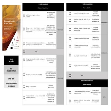 encontro internacional reintegraçao cromatica